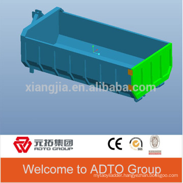 Garbage collection vehicle sanitation vehicle tipping bucket